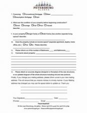 Building Data Form Page 2